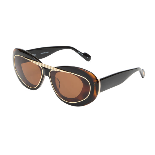 L.A.M.B. LA600 BLK Sunglasses
