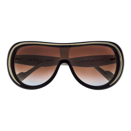 Front view of L.A.M.B. LA609 BLK Sunglasses