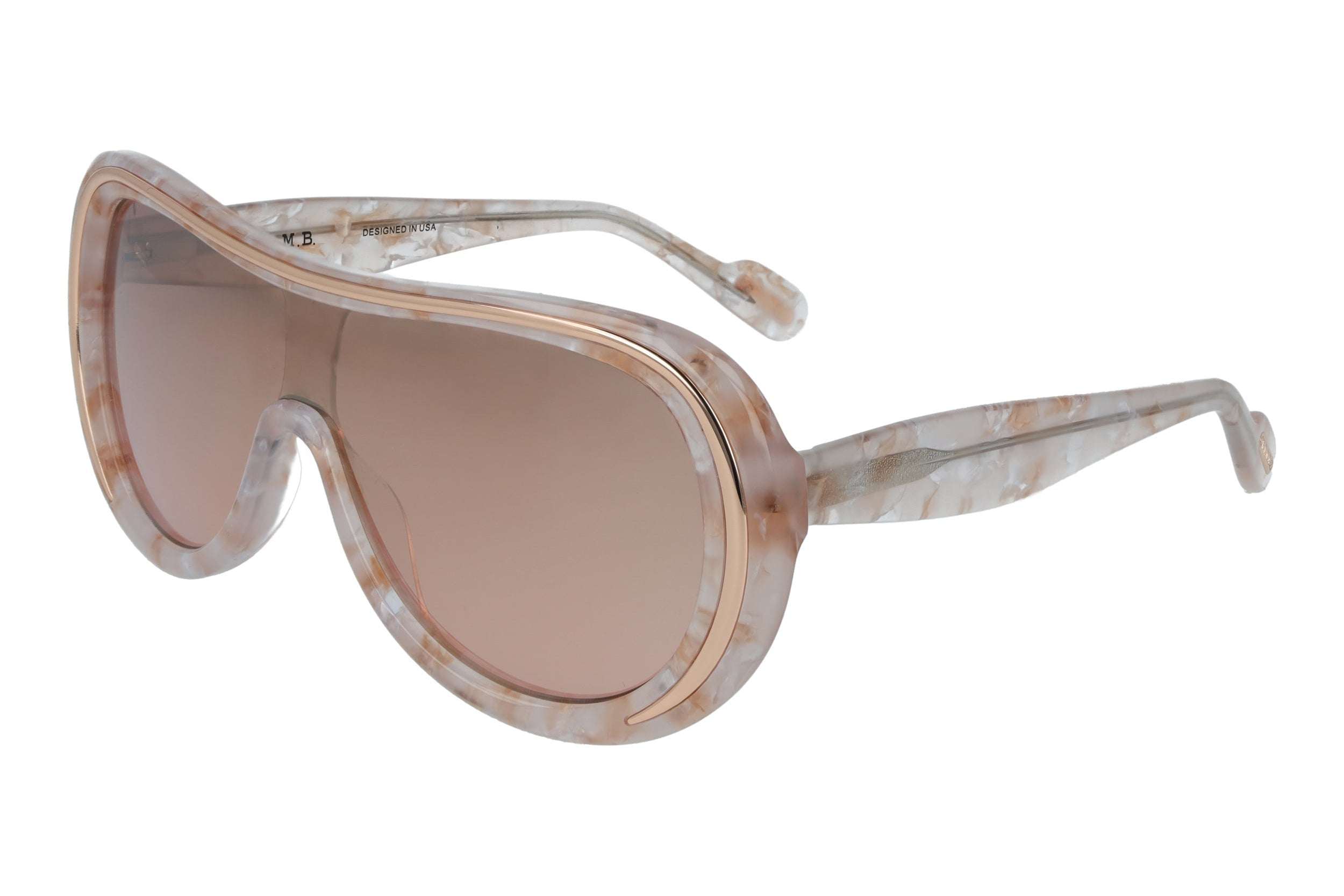 マネー アンド ラブ L.A.M.B. LA609 BLS Sunglasses by Gwen Stefani | Pearl Blush Shield Sun